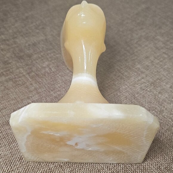 Nefertiti Onyx Stone Egyptian Queen Sculpture Shelf Decor - Picture 6 of 9